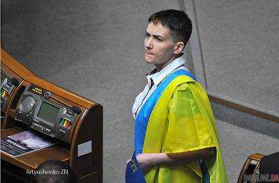 Народный депутат Надежда Савченко приехала в Москву