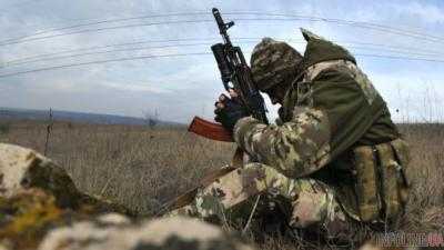 В зоне АТО ранение получил один украинский боец