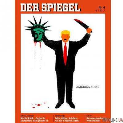 Обложка Spiegel с Трампом и головой статуи Свободы вызвала скандал