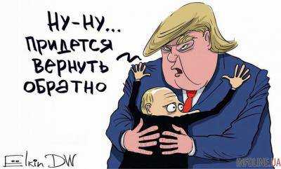 "Несбывшиеся надежды Путина": карикатура DW на Путина и Трампа взорвала Сети