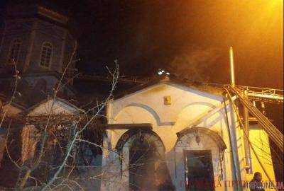 В Донецкой области спасатели ликвидировали пожар в храме