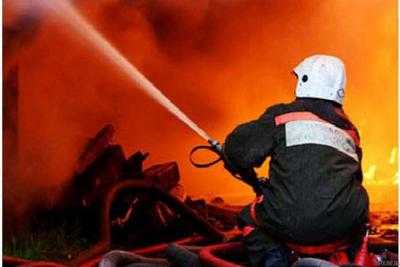 Пожар на базе отдыха в Одесской области