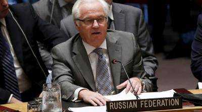 На церемонии прощания с В.Чуркиным речь произнес генсек ООН
