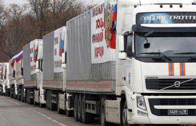 На Донбасс въехал очередной "гумконвой" РФ
