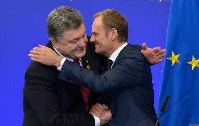 Ситуацию на Донбассе и ход минских соглашений обговорил П.Порошенко с европейскими политиками