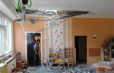 При обстреле Авдеевки боевики попали в детский садик