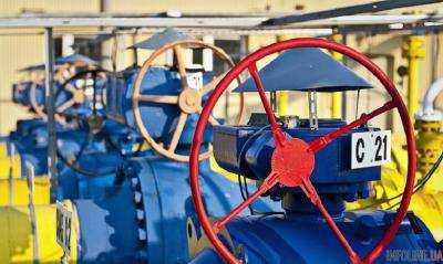 Объем газа в подземных хранилищах Украины уменьшился