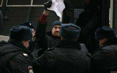 На антикоррупционном митинге в Москве уже задержано около 130 человек