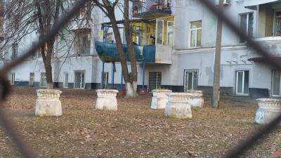 В Киеве заметили царь-балкон настоящего капитана