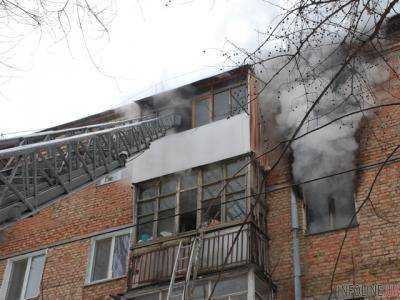 Пятиэтажка горела в Николаеве