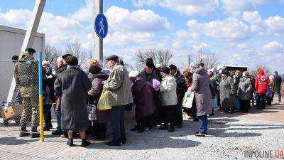 За сутки более 33 тыс. человек пересекли линию разграничения на Донбассе