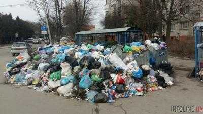Во Львове не вывезли мусор с трети площадок
