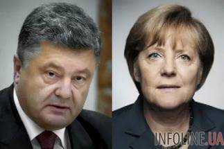 П.Порошенко - А.Меркель: проведение "парадов" на оккупированном Донбассе 9 мая недопустимо