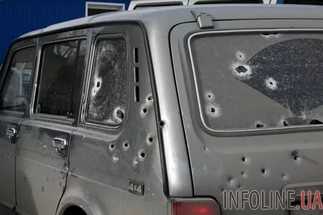 Во время перестрелки на Подоле пули попали в джип с военными номерами