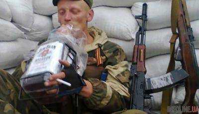 Пьяный "сепар" устроил шоу на передовой