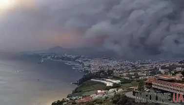 В Португалии 12 человек спаслись от пожара в баке с водой