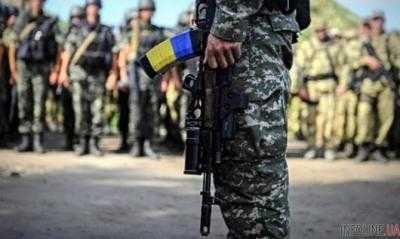 За прошедшие сутки в зоне АТО получил ранения один военнослужащий