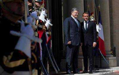 Макрон с Порошенко упомянул Анну Киевскую.Видео