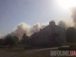 Авиация ДСНС сбросила 16 т воды на урочище Павлоградские Пески