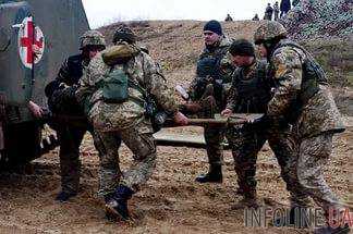 За прошедшие сутки в зоне АТО ранения получил один украинский военный