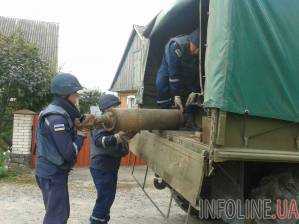 В Калиновке наблюдается одиночная детонация боеприпасов