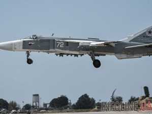 В Сирии разбился российский бомбардировщик Су-24, экипаж погиб
