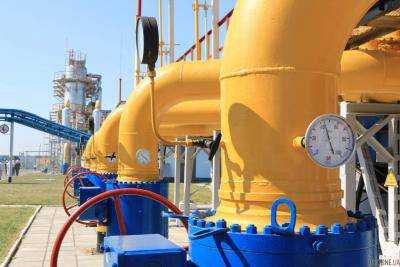 Объем газа в подземных хранилищах Украины уменьшился