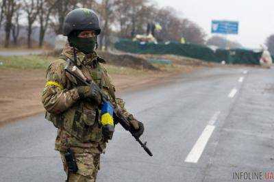 За прошедшие сутки в зоне АТО один военный погиб, еще четыре получили ранения и травмы