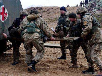 За прошедшие сутки в зоне АТО погиб один военнослужащий, двое получили ранения