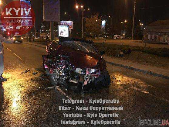 У Києві розбився п’яний підполковник поліції
