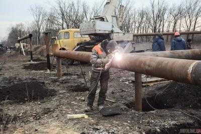 Газопровод до Авдеевки достроен и готов к испытаниям