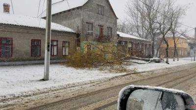 В Измаиле из-за непогоды город остался без воды и света