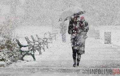 Украинцев предупредили о сильных снегопадах