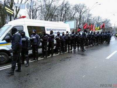 Полиция не зафиксировала нарушений на марше сторонников Саакашвили в Киеве