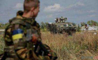 В зоне АТО за сутки один военный получил ранения