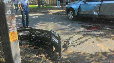 В Черкассах взорвался автомобиль