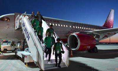 В Ростове-на-Дону во время посадки загорелся самолет с футболистами Саудовской Аравии