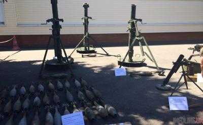 В деле Савченко-Рубана показали изъятое оружие и боеприпасы: фото