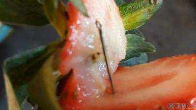 Швейные иглы в клубнике: полиция Австралии задержала преступника