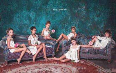 "12-летние девочки в образах куртизанок": фотосессия детского нижнего белья вызвала ужас у украинцев