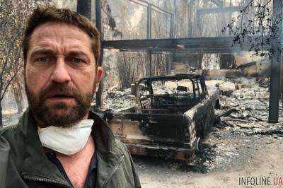 Пожар в Калифорнии уничтожил дом известного актера Джерарда Батлера