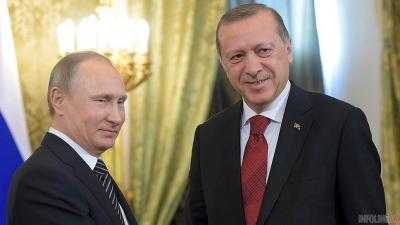 Эрдоган встретился с Путиным в Москве