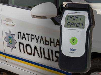 За сутки патрульные остановили 123 пьяных водителя