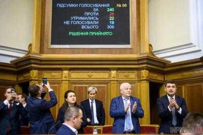 Украина идет в ЕС и НАТО: кто из депутатов голосовал против