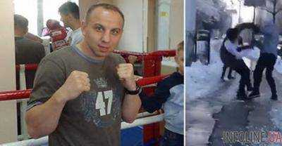 Боксер избил ребенка в Киеве: жертвами "воспитания" неадеквата стали и другие дети.Видео
