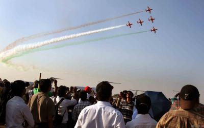 На авиашоу Aero India сгорели 300 автомобилей