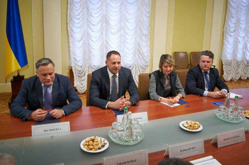 Ермак встретился с послам G7 и рассказал о планах Зеленского