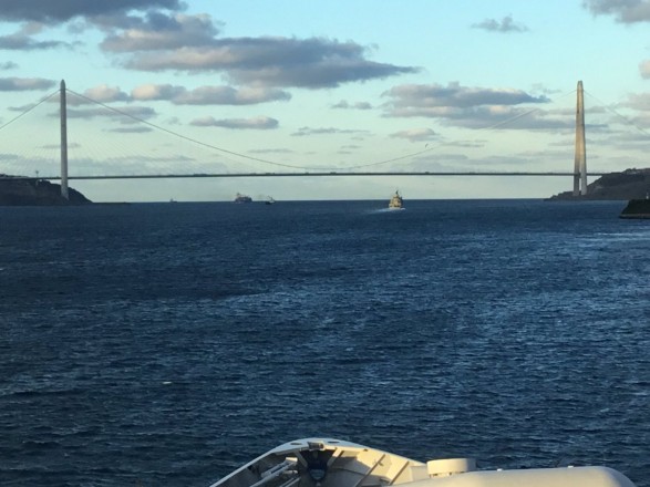 Появилось видео захода в Черное море кораблей НАТО
