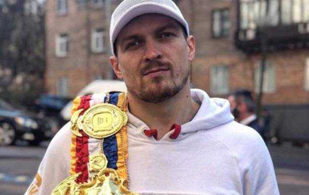 Усик анонсировал свой бой, сидя на велотренажере