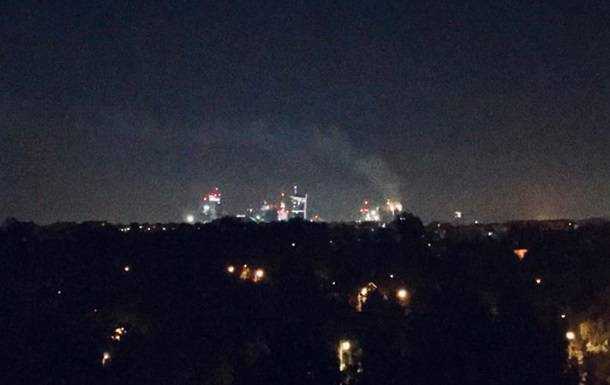 В Варшаве произошел пожар в небоскребе